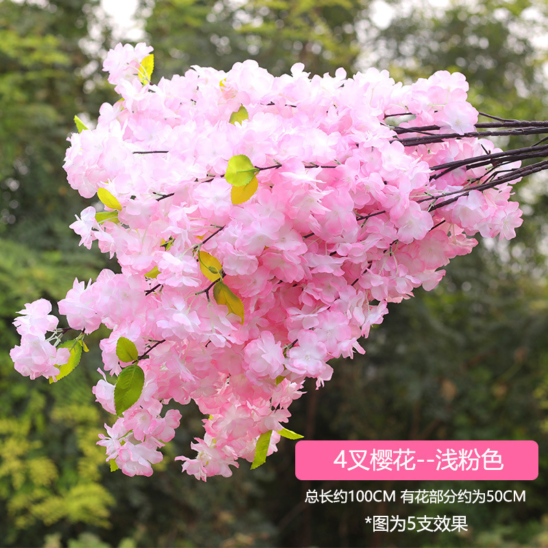 4 forks of ultra-dense light pink