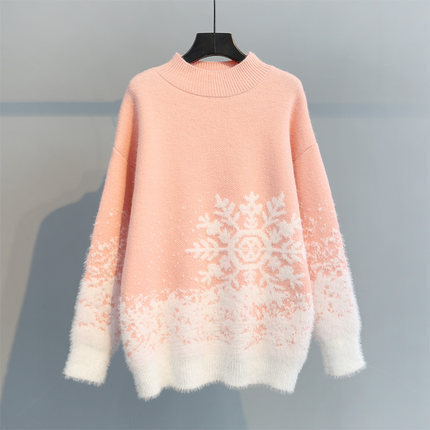 Suéteres de estilo europeo y americano, nueva colección otoño 2026, suéteres de punto para mujer, ideales para Navidad y Año Nuevo, disponibles en Amazon, AliExpress y sitios independientes. image 8