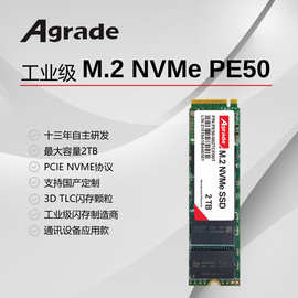 Agrade睿达工业ssd固态硬盘 M.2 NVMe PE50 SSD256GB接口