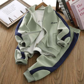 儿童帅大男童春装套装运动服春秋男孩裤子中两件套童卫衣2025新款