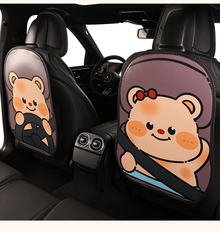 Car seat back anti-kick pad rear universal child dirt-resistant car rear seat protective pad protective pad storage female