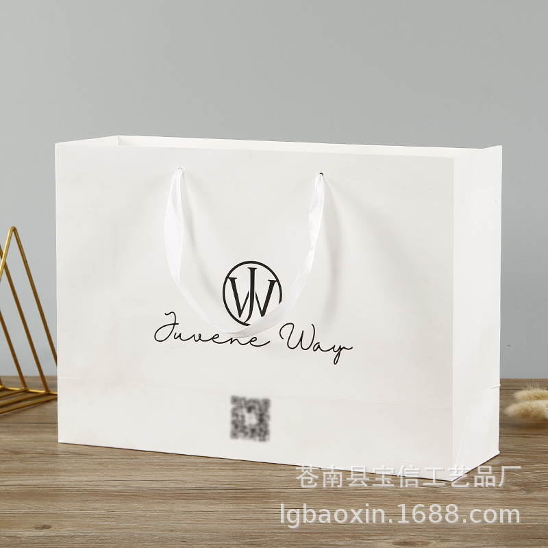 现货服装店高档手提袋纸袋定制定做印刷logo礼品袋手拎袋手提纸袋