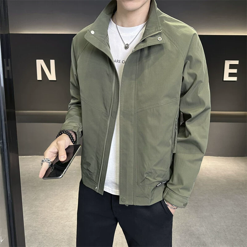Мужская куртка 2025 новая строка с воротником весной