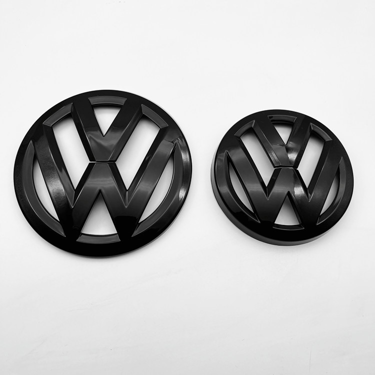 Blackened Car Logo for Volkswagen Passat Front/Rear Emblem B5/B6/B7/B8