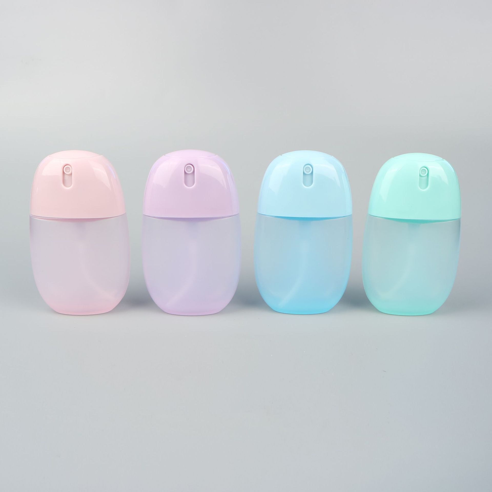 现货小喷雾空瓶子 50ml跨境同款驱蚊液细雾瓶 可循环用香水分装瓶