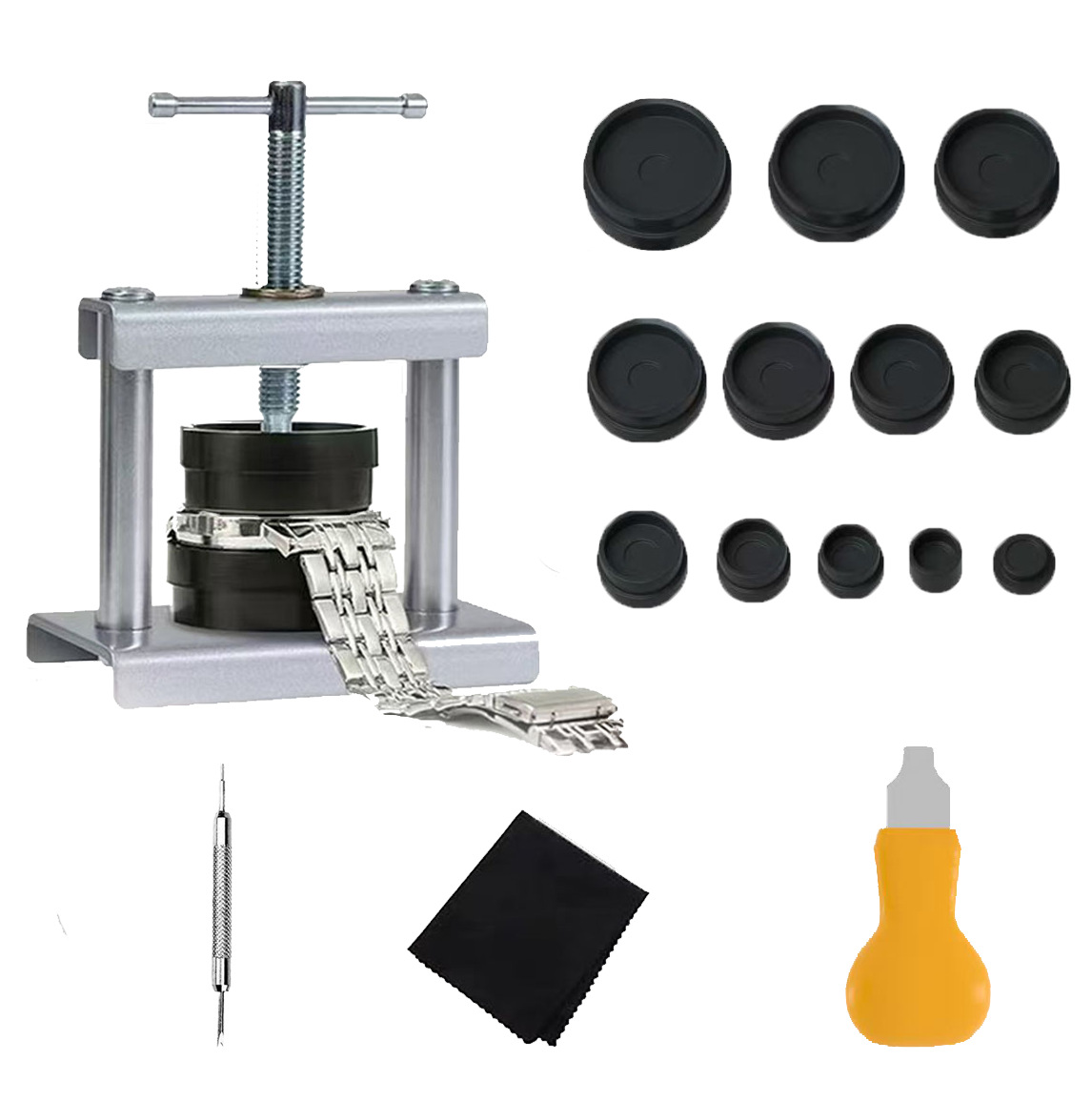 Watch repair tool capping machine set watch repair back cover capping machine watch capping device simple screw capping machine