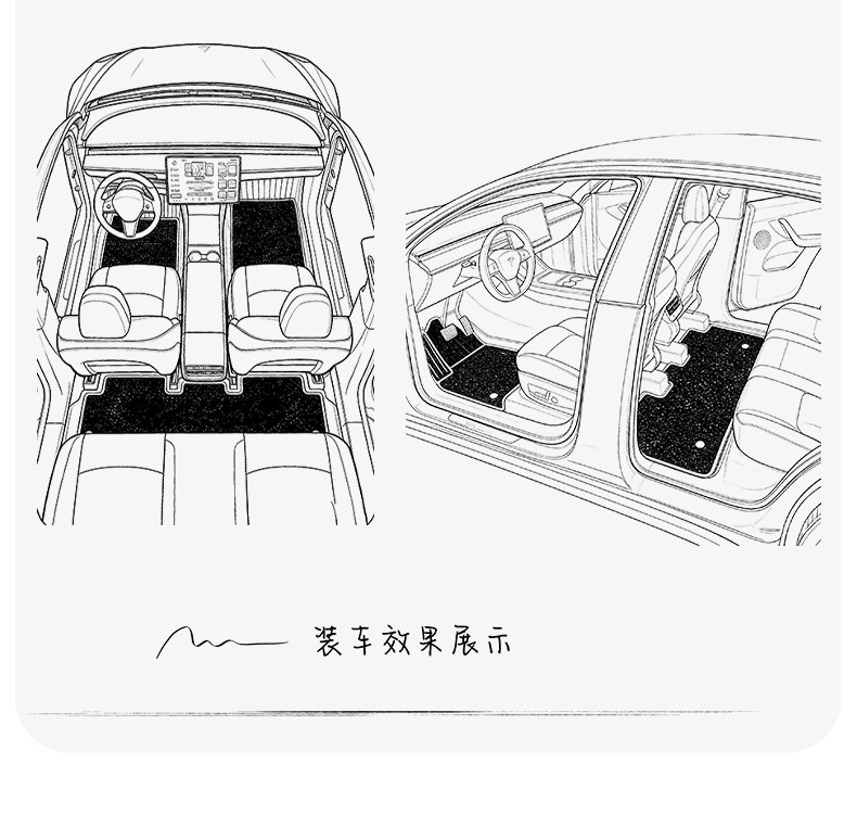 Suitable for Aito M6 Floor Mats, Starry Sky Carpet Surface, 2026 Model Huawei Car Interior Modification Accessories, Trunk Supplies