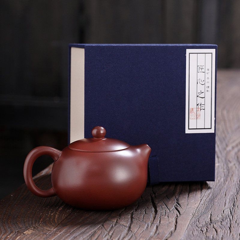 大红袍紫砂壶宜兴壶名家手工泡茶壶单人功夫茶具西施壶容量茶具茶