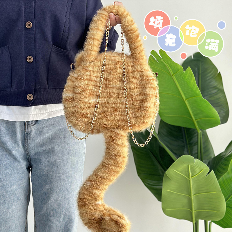 Carnaval transfronterizo moda al por mayor cadena encantadora muñeca felina caricatura felina mochila al por mayor