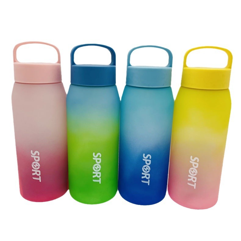 Yuntong nuevo gradiente deportes taza de agua Comercio exterior espacio taza Amazon 700ml publicidad regalo taza fabricante