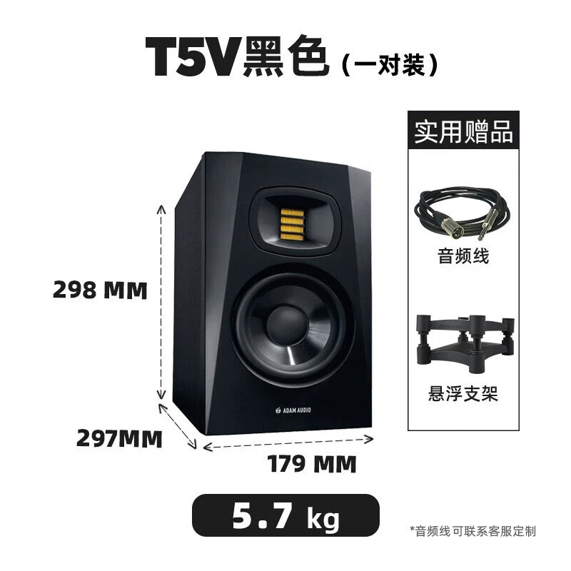 ADAM AUDIO speaker T5V T7V T8V T10S A5X major has source monitoring