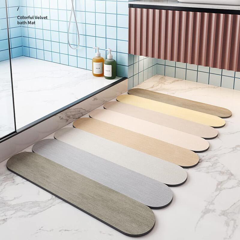 Cross-Border Simple Household Diatomaceous Earth Floor Mat, Non-Slip Mat for Kitchen and Bathroom, Water-Absorbent Quick-Dry Mat for Shower Room Cross-Border Simple Household Diatomaceous Earth Floor Mat, Non-Slip Mat for Kitchen and Bathroom, Water-Absorbent Quick-Dry Mat for Shower Room