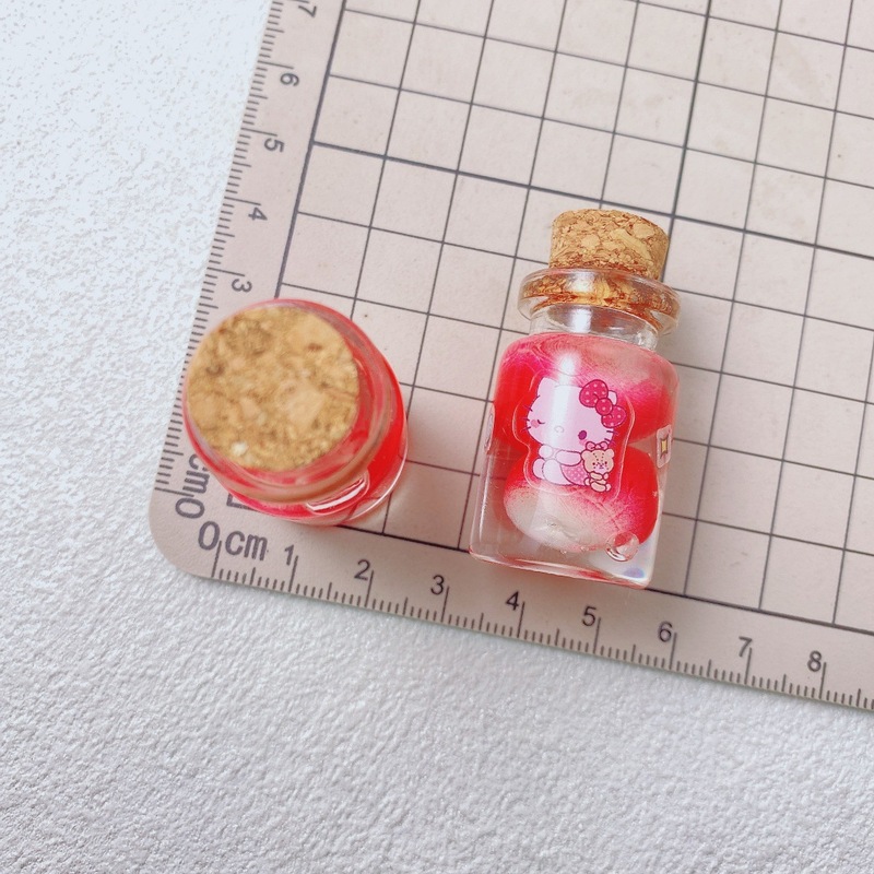 diy奶油胶仿真食玩玻璃瓶水果罐头发夹贴片手作自制挂件树脂配件|undefined