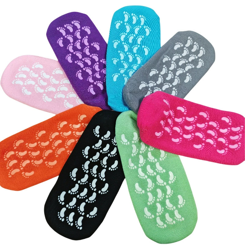 Гель-трещиноватые носки на каблуке полусеченные носки