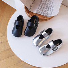 儿童皮鞋春秋新款中大童复古玛丽珍鞋女童芭蕾风公主鞋小女孩单鞋