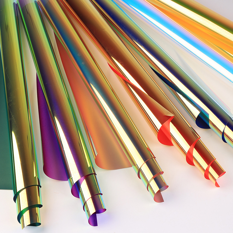 璀璨 七夕奇境之光幻彩膜镭射膜鲜花包装纸手工diy花店花艺资材