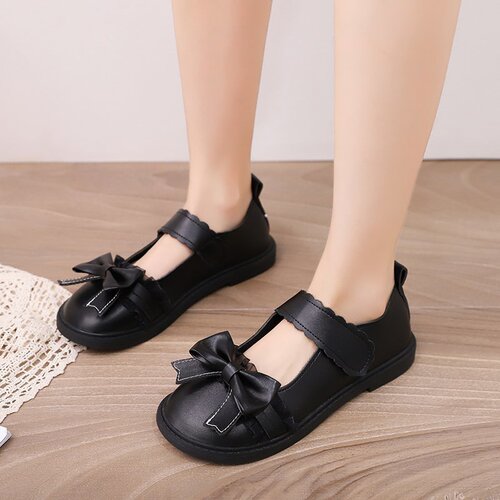 Japanese-style JK single shoes for women, autumn and summer new Lolita flat small leather shoes with bowknot, cute and versatile, popular among netizens