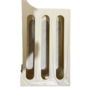 Caja de almacenamiento de huevos de tipo deslizante automático creativo para huevos domésticos de cuatro capas, estante de huevos para ahorrar espacio en la puerta lateral del refrigerador