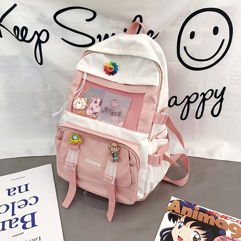 新入生ランドセル女性かわいい多用途大容量バックパック中学生高校生カレッジスタイルニッチバックパック|undefined