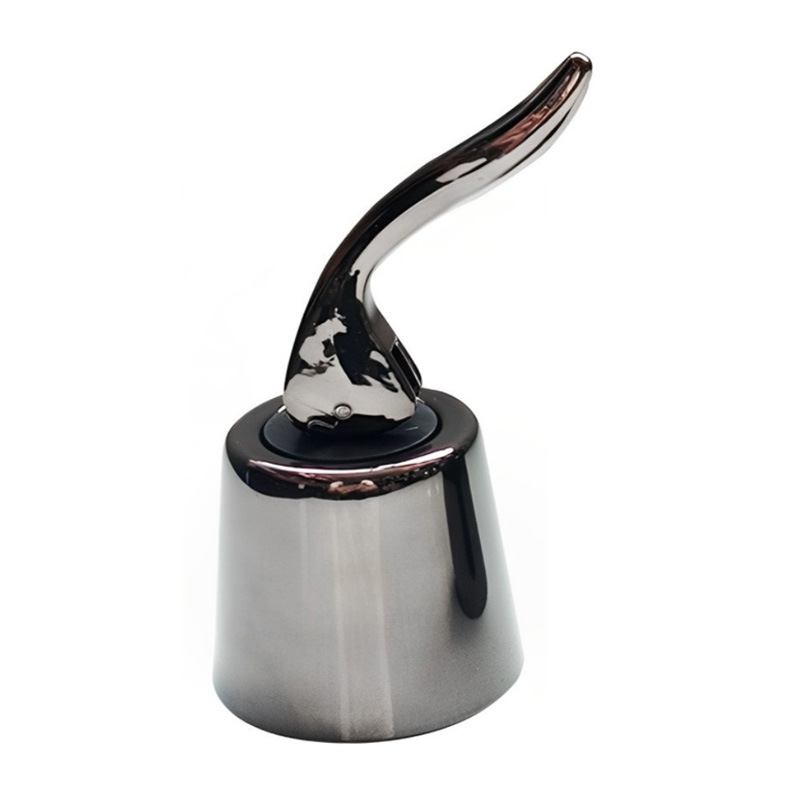 후드 총 검정색 플라스틱 손잡이 플러그 스테인레스 스틸 본체 단일 가방