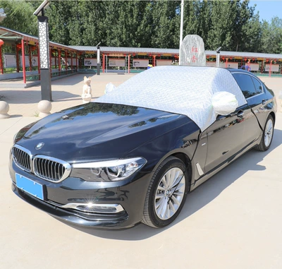 Car Snow Cover, Front Sun shade - half-cover-thick-style