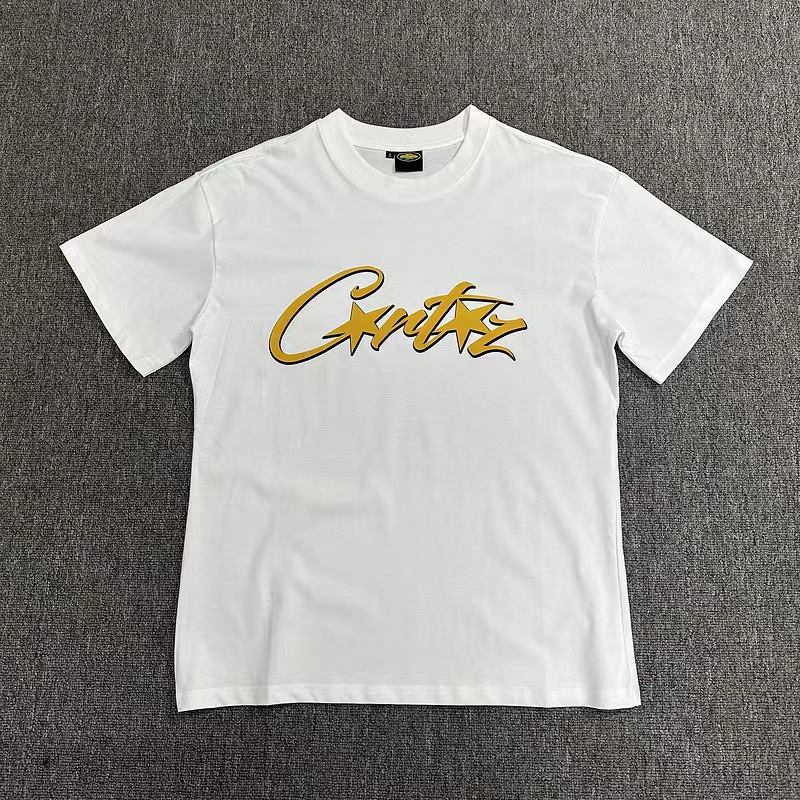 Corteiz x Trapstar T-shirt Star Script Logo White
