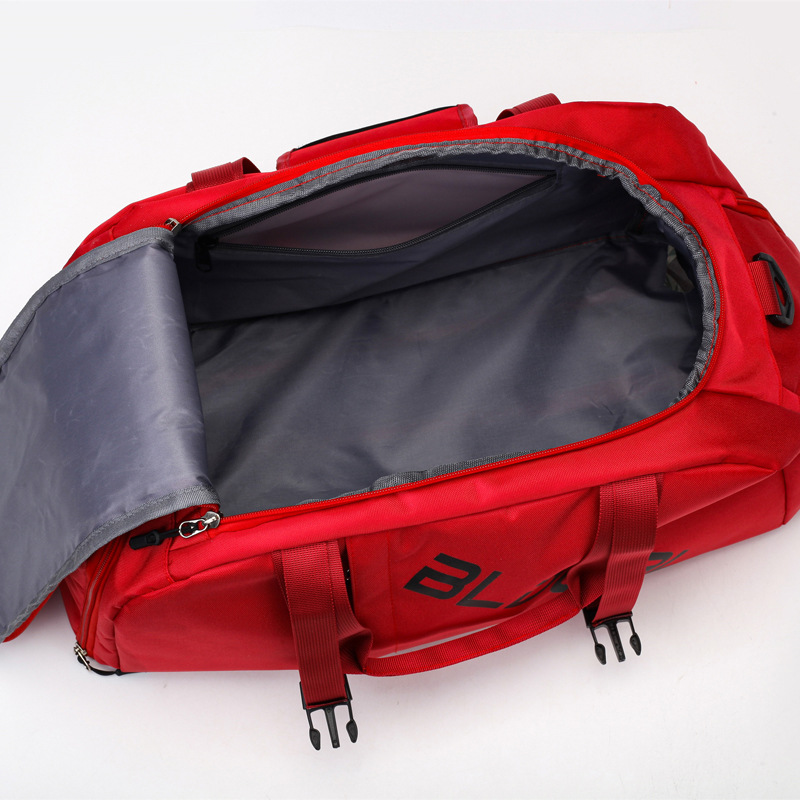 Bolsa de equipaje multifuncional para hombres y mujeres de comercio exterior, bolsa de viaje portátil de gran capacidad, separación seca y húmeda, bolsa de ejercicios de doble zapato