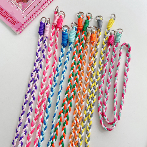 Mobile phone rope, simple and creative braided rope, universal mobile phone case, diagonal chain, universal female personality rope, mobile phone lanyard