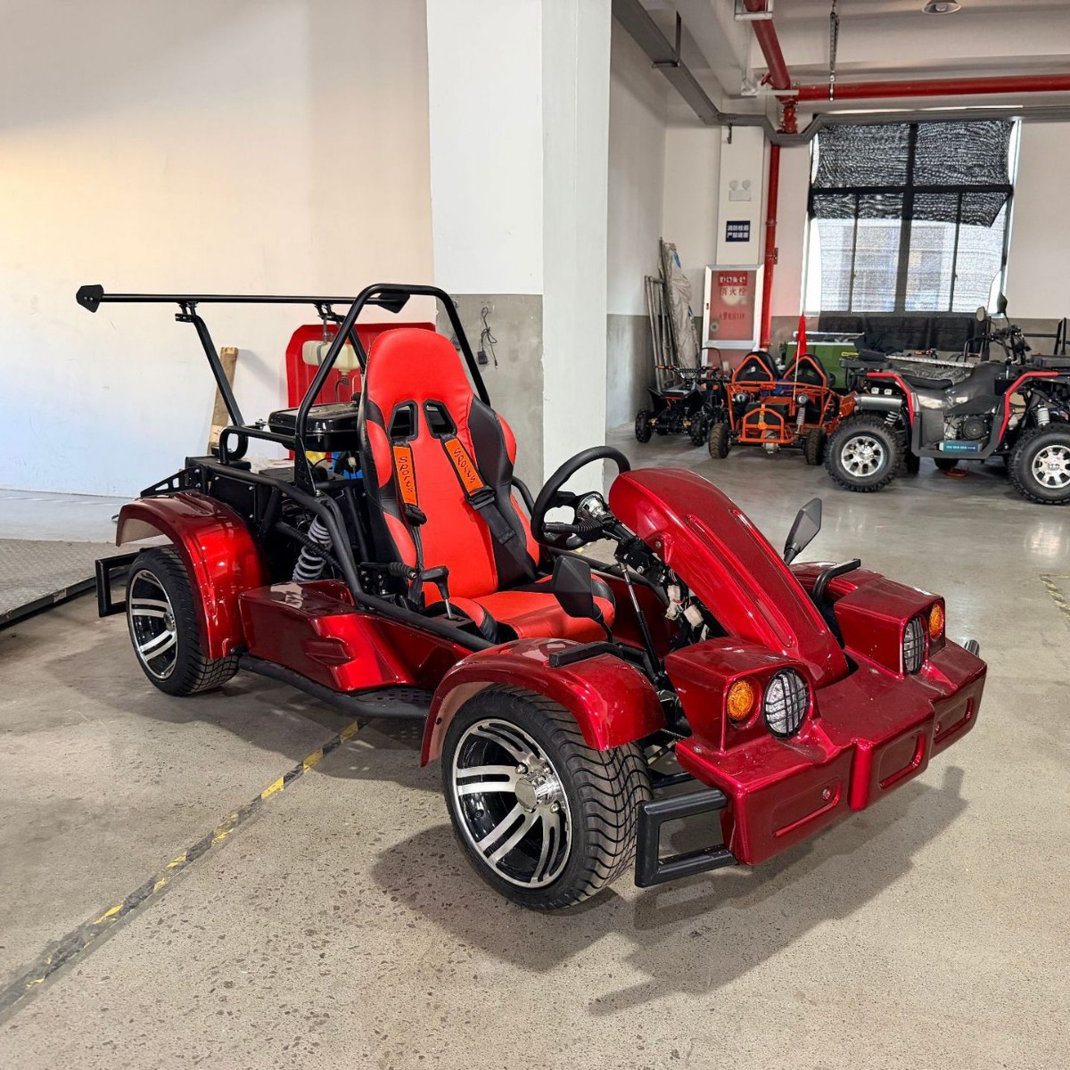 Kart Todoterreno UTV 200cc de Hierro y Plástico con Transmisión Automática para Pistas y Todo Terreno image 5