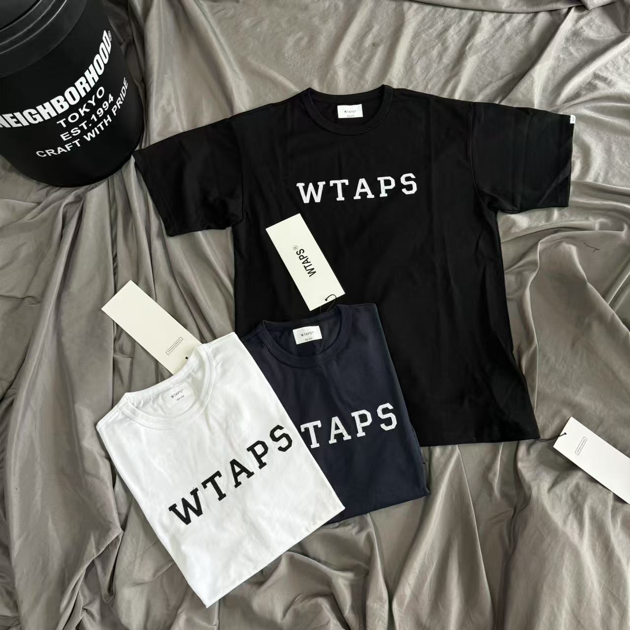 Kişi və Qadın üçün Wtaps Patchli Oversize Futbolka