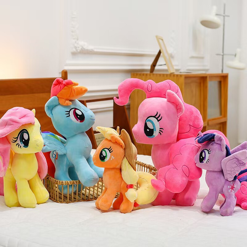 Cross-Border Internet Celebrity Cute Pony Plush Toy Large Doll Pillow Children's Stuffed Toy Birthday Gift Foreign Trade