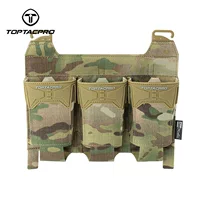 Takt 5.56 тройная сумка-коробка, тактический жилет с верхним открытием, эластичная тройная передняя панель, оригинальный матовый цвет