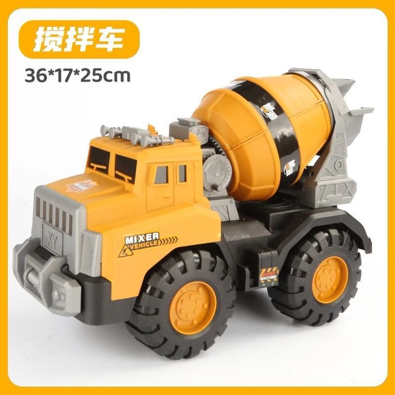 儿童号挖掘机搅拌车工程车玩具男孩吊车自卸车组合汽车玩具工厂|undefined