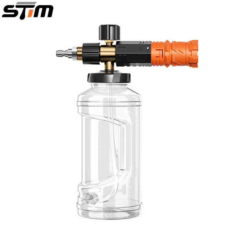 亚马逊新款高压洗车机凯驰K系列泡沫喷壶洗车水枪1/4快插PA壶批发