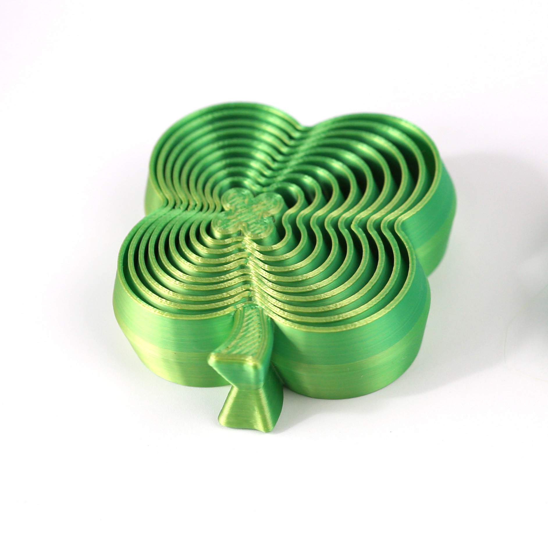 Transfronterizos en forma de flor torre de rábanos impresa en 3D juguetes apilados Puzzle Puzzle