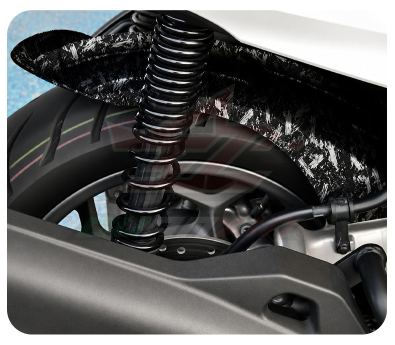 Suitable for Honda Pcx160 Motorcycle Modified Extended Fender Rear Mud Tile Sand Shield Mudguard Sand Shield