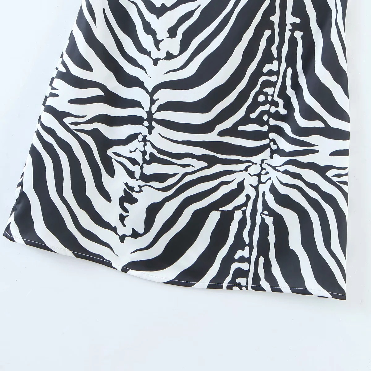 zebra print suspender dress NSAC20955