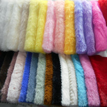 长短毛貂绒优质雪貂绒长毛绒玉狐 秋冬款仿毛皮时尚女装大衣面料