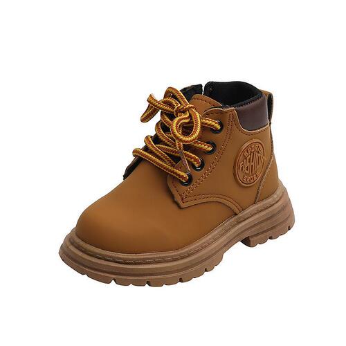 Classic European and American-style Pink Girls' Tall Boots,  Autumn New Arrival Single-Layer Kids' Martin Boots & Boys' Short Boots—Wholesale