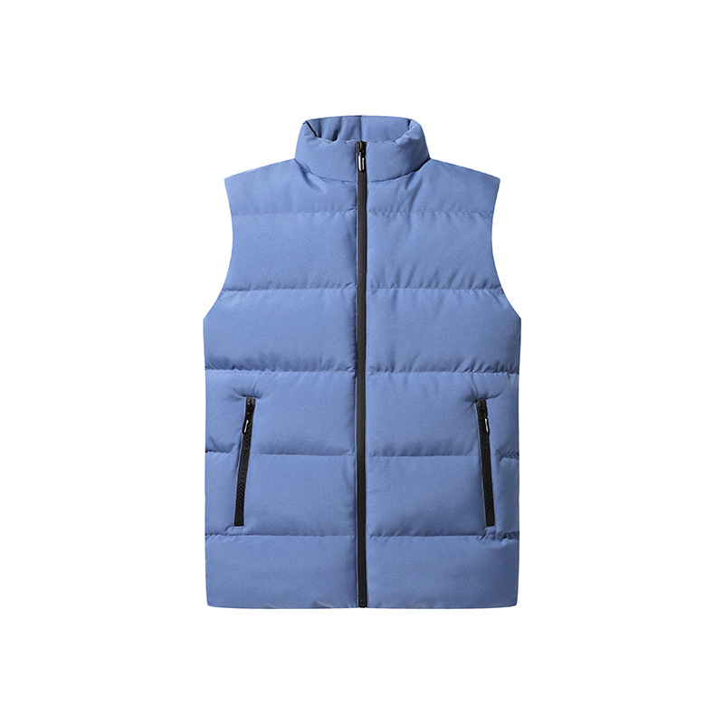 Chaleco de marca de moda ropa exterior equipo de trabajo ropa casual cálido forro polar grueso abajo Chaleco de algodón impresión personalizada