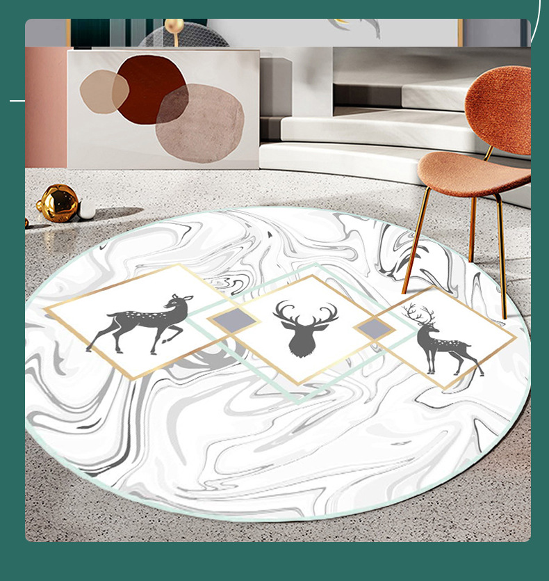 圆形地毯,北欧地毯,卧室地毯,客厅地毯,地垫