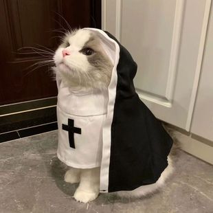 Minor Repair Cat Clothing Pet Clothing Dog Repair Clothing Breathable Funny cos Photo Props Small and Medium Ins Internet Celebrity Explosions