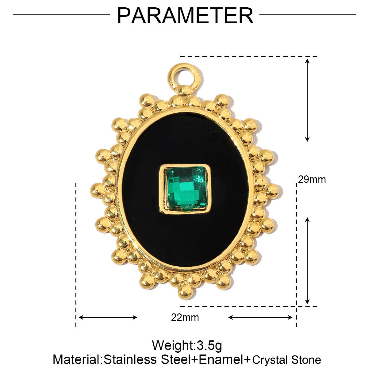 10g Weight Pendant Jewelry Making Type 37*27mm Jewelry Making Size DIY Ornament Accessories Classification 3 PCS/Package Quantity 304 Stainless Steel Material Geometric, Eagle Pattern All Seasons Season Polished Finish Elegant, Retro Style 3 PCS/Package 37*27mm 304 Stainless Steel Geometric Eagle Polished Pendant DIY Ornament Accessories 15