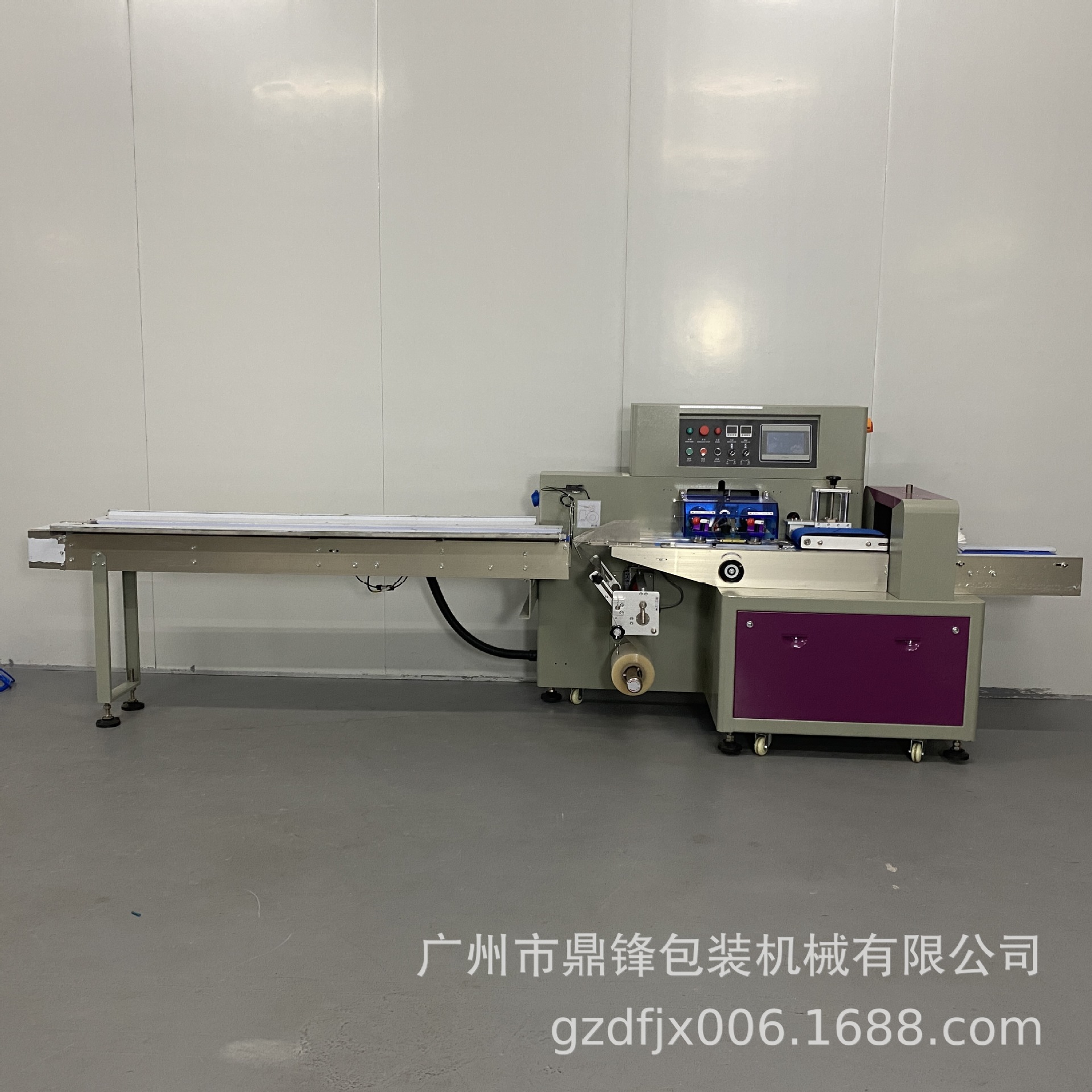 订制 350X枕式包装机 三伺服卧式包装机 蔬菜水果面包自动包装机