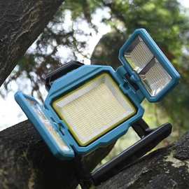 2024太阳能充电灯LED便携式夜市应急灯露营必备USB亚马逊跨境批发