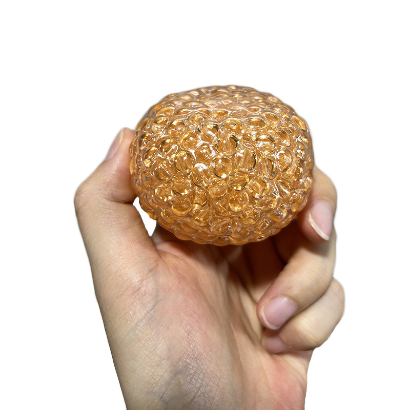 Decompression and vent orange handmade ball pinch (6cm)