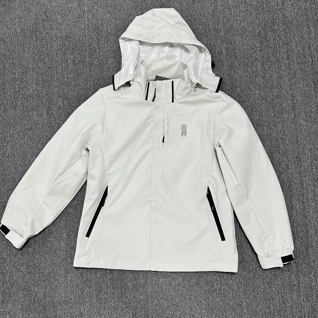 Cross-border foreign trade mountaineering skeleton long-sleeve waterproof hooded jacket, windproof hard shell waterproof outdoor jacket for men and women Cross-border foreign trade mountaineering skeleton long-sleeve waterproof hooded jacket, windproof hard shell waterproof outdoor jacket for men and women