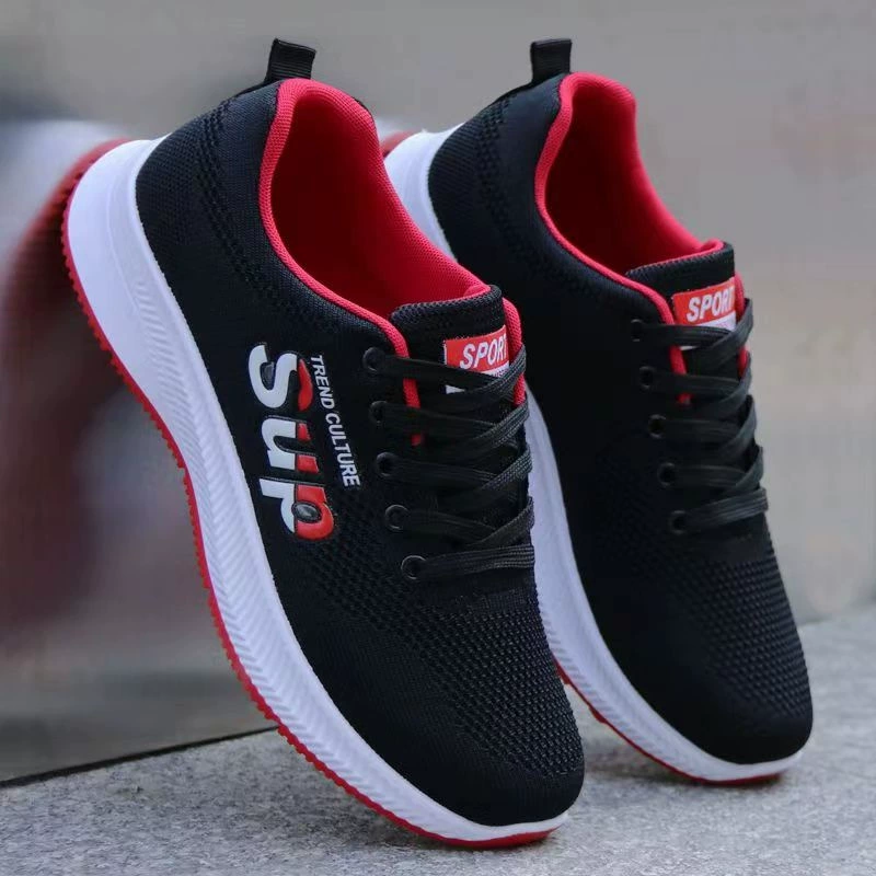 Трансграничная Внешняя торговля, оптовая продажа, новые модные повседневные кроссовки, мужские сетчатые дышащие легкие кроссовки с мягким дном