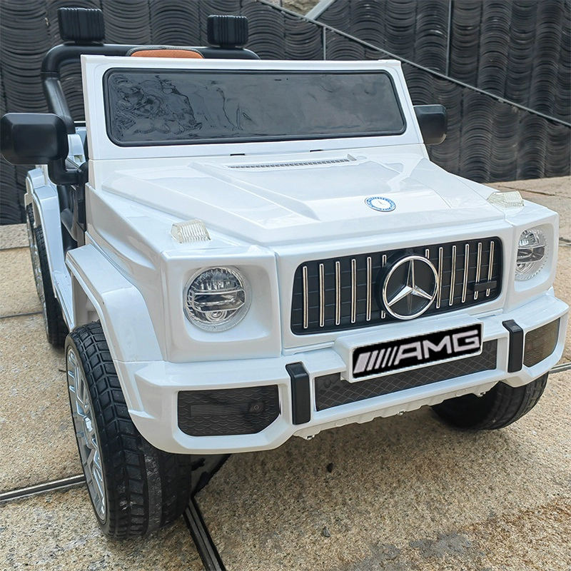 Mercedes Benz, электрический электромобиль на четырех колесах, детский внедорожник, игрушечная машина с сиденьем, транспорт для мальчиков и девочек, пульт дистанционного управления
