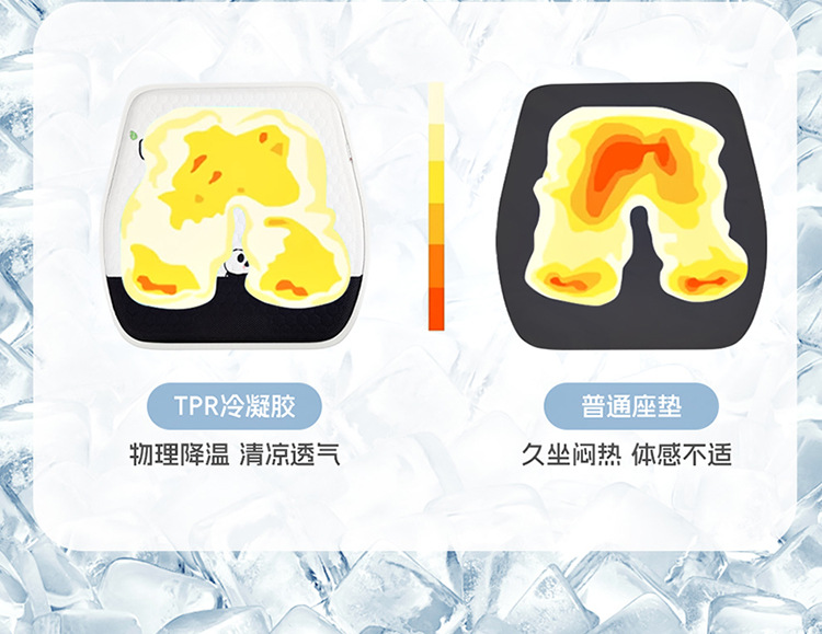 Car Seat Cushion, Universal for All Seasons, Cartoon Cute Pacha Dog Summer Breathable Half-Pack Rear Seat Cover